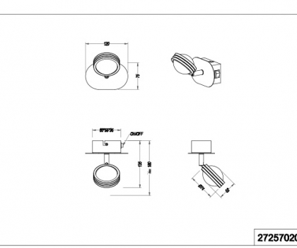 Купити Настінний світильник Trio 272570206