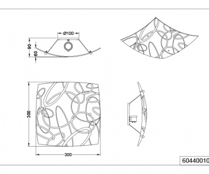 Купить Светильник потолочный Trio 604400101