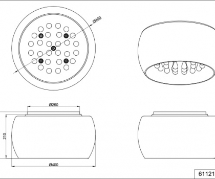 Купити Світильник стельовий Trio 611210506