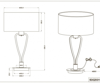 Купити Настільна лампа Trio 500200108