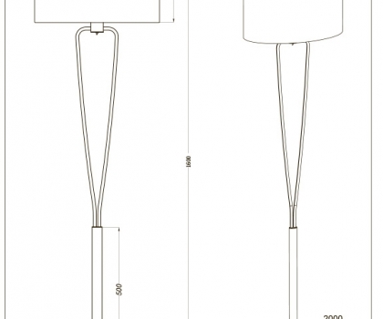 Купити Торшер Trio 400200107