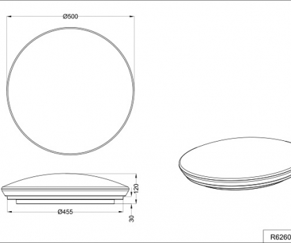 Купити Світильник стельовий Trio R62603000