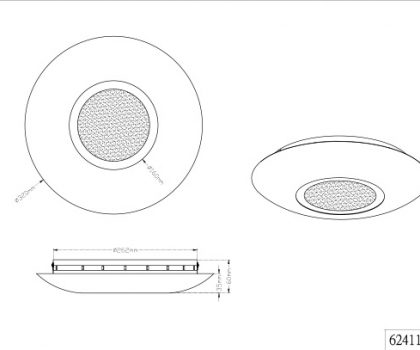 Купити Світильник стельовий Trio 624110209