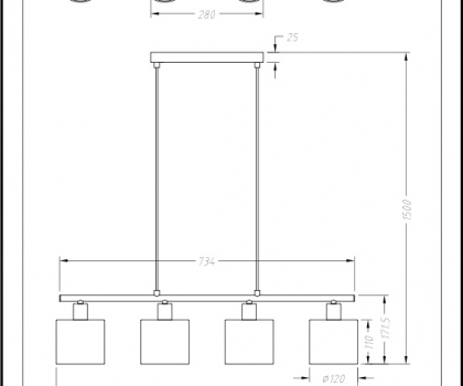 Купити Люстра Trio R30334079