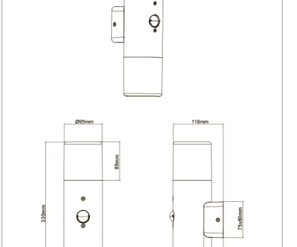 Купить Уличный светильник Trio 222260242
