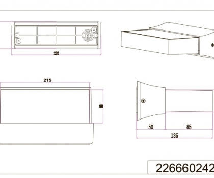 Купить Уличный светильник Trio 226660242