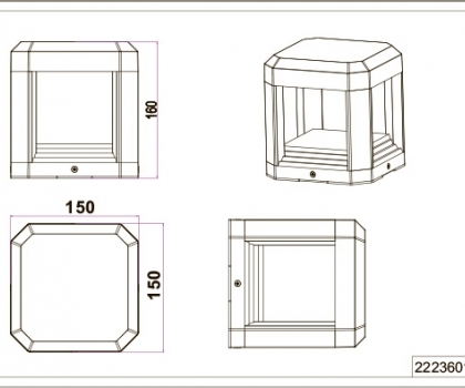 Купити Вуличний світильник Trio 222360142