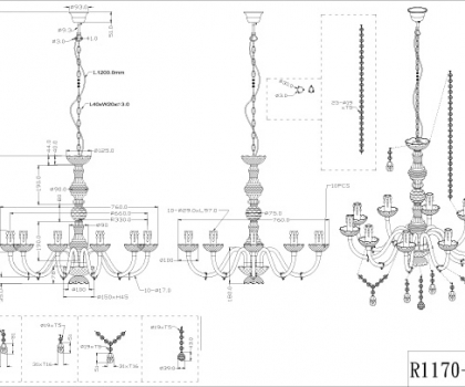 Купити Люстра Trio R1170-00