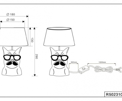 Купить Настольная лампа Trio R50231002