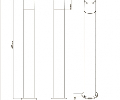 Купить Фонарь уличный Trio 422260124