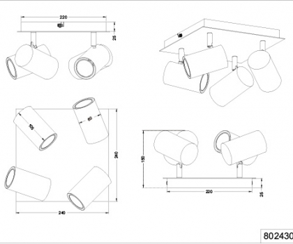 Купити Спот Trio 802430432