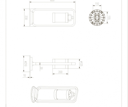 Купити Ліхтар вуличний Trio 504160124