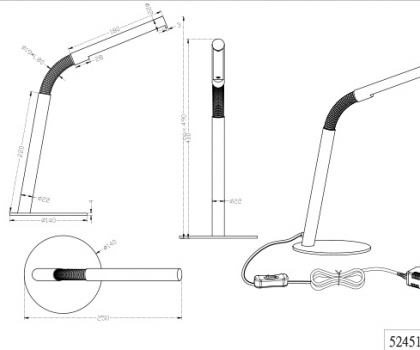 Купить Офисная настольная лампа Trio 524510102