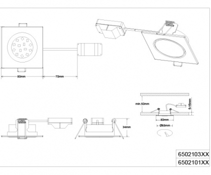 Купити Точковий світильник Trio 650210107