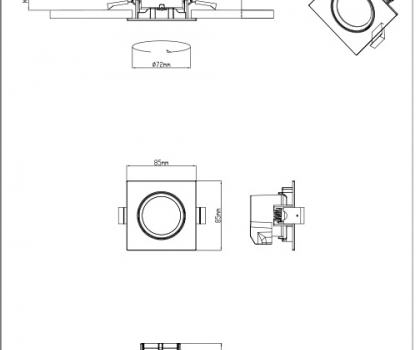 Купити Точковий світильник Trio 650410306