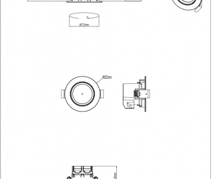 Купити Точковий світильник Trio 650510132