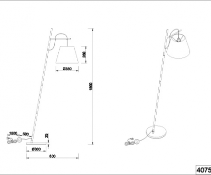 Купить Торшер Trio 407500189