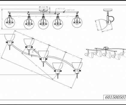 Купити Люстра Trio 601500507