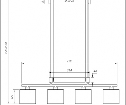 Купить Люстра Trio 305400441