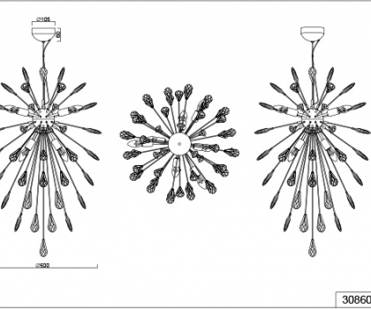 Купить Люстра Trio 308600706