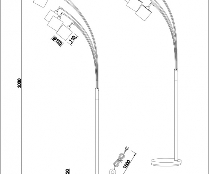 Купить Торшер Trio R46330501