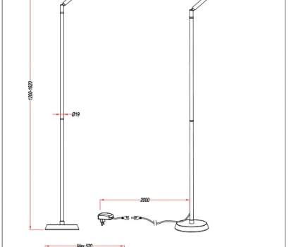 Купить Торшер Trio 420490132