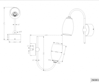 Купити Бра Trio 2800011-06