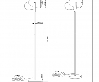 Купить Торшер Trio R40391078