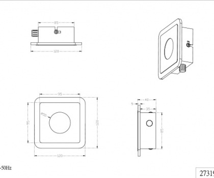 Купити Настінний світильник Trio 273190106