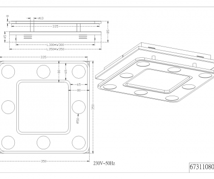 Купити Світильник стельовий Trio 673110806
