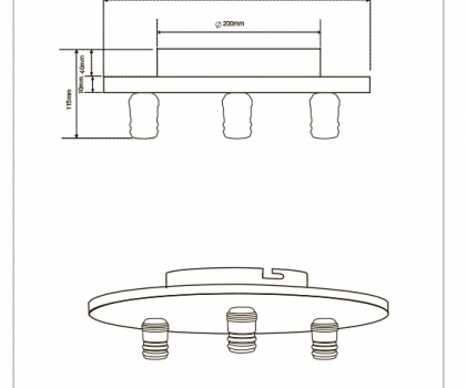 Купить Светильник потолочный Trio 604300302