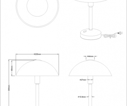 Купить Настольная лампа Trio 525790108