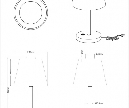 Купити Офісна настільна лампа Trio 525490107