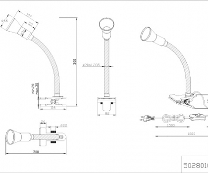 Купить Офисная настольная лампа Trio 5028010-02