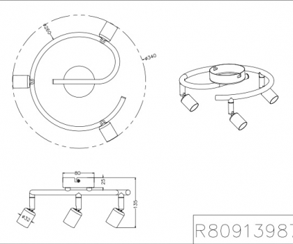 Купити Спот Trio R80913987