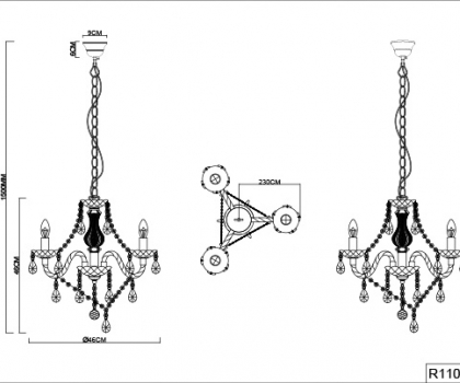 Купити Люстра Trio R11073000