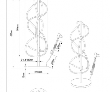 Купити Офісна настільна лампа Trio 524611107