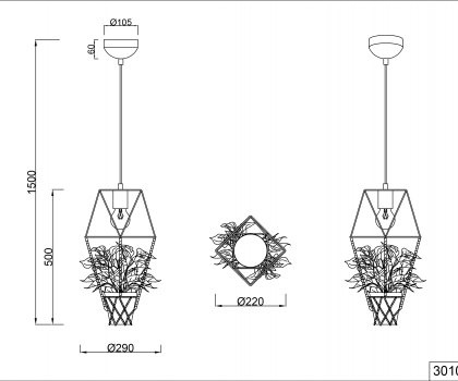 Купить Люстра Trio 301000167