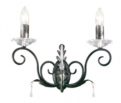 Купить Бра Elstead AML2-BLK-SILVER