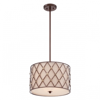 Купити Люстра Quoizel QZ-BROWN-LATTICE-P-M