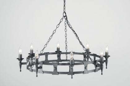 Купить Люстра Elstead SAX8-BLK-SIL