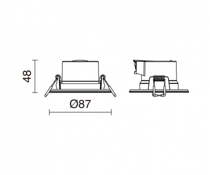 Купити Точковий світильник Indeluz 1036A-L4107BA0-01