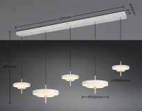 Купить Светодиодная люстра Trio 340210576